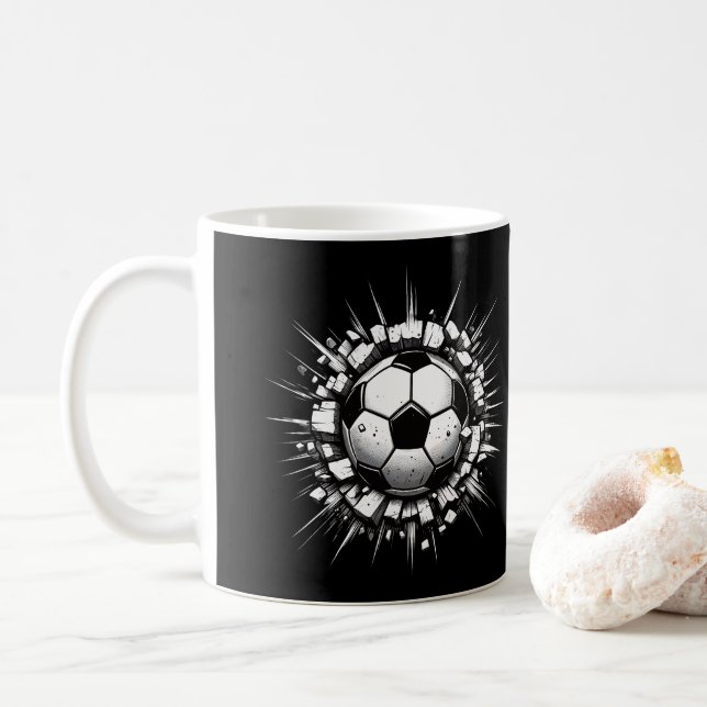 Mug Boule de football (Avec donut)