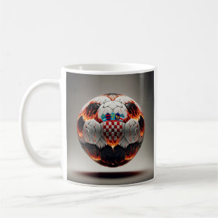 Mug Boule de football croate fière
