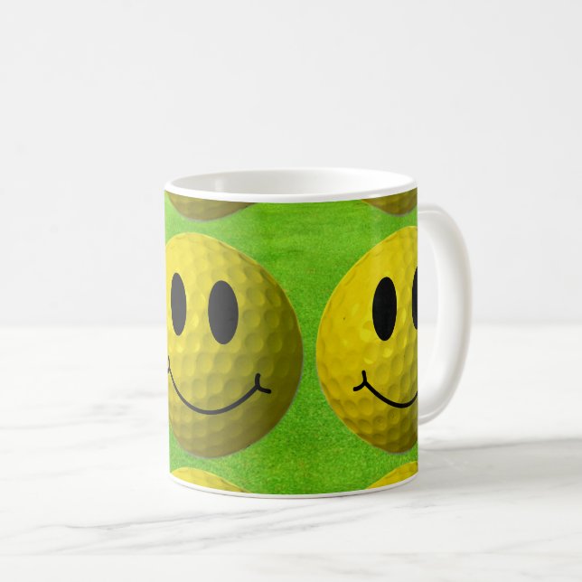 Mug Boule de golf Ground Face (Devant droit)