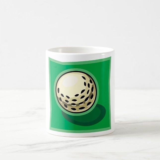Mug Boule De Golf Sur Green (Créateur téléchargé)