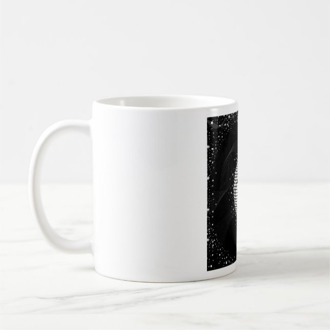 Mug Boule de Noël disco élégante (Gauche)