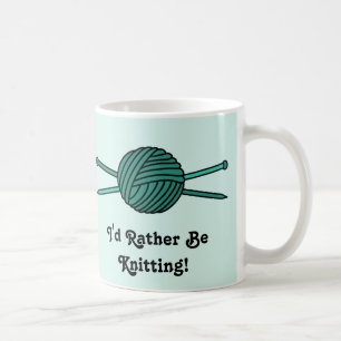 Mug Boule de turquoise des aiguilles de fil et de