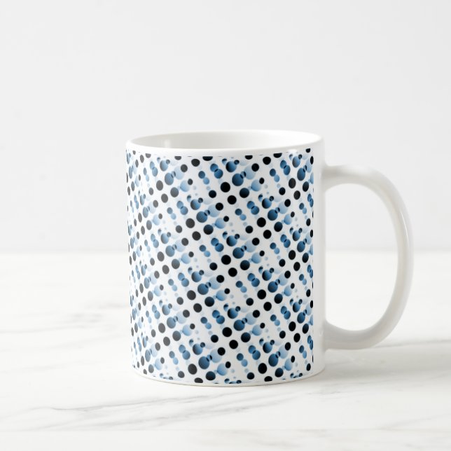 Mug Boule Rétro Mug, Bleu Royal (Droite)