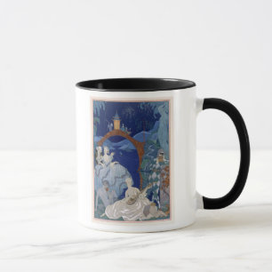 Mug Boule sous la lune bleue, illustration pour des