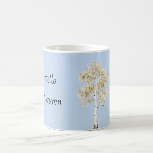 Mug Bouleau Blanc Automne (Centre)