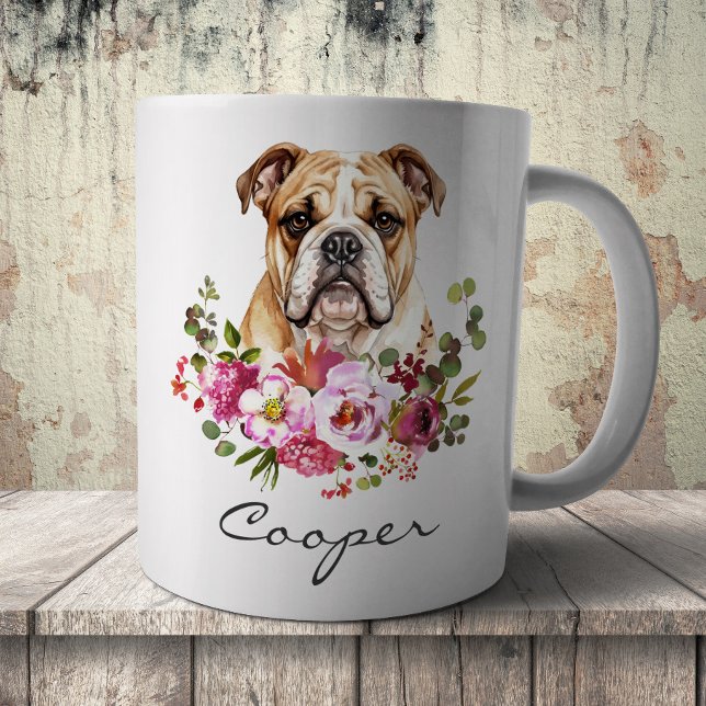 Mug Bouledogue à l'aquarelle (Créateur téléchargé)