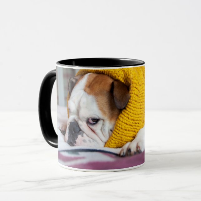 Mug Bouledogue anglais des images | de Getty (Devant gauche)