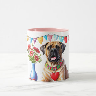 Mug Bouledogue anglais Mastiff meilleure maman fête de