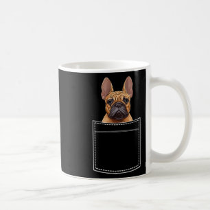 Mug Bouledogue dans la poche de poitrine Frenchie Pock