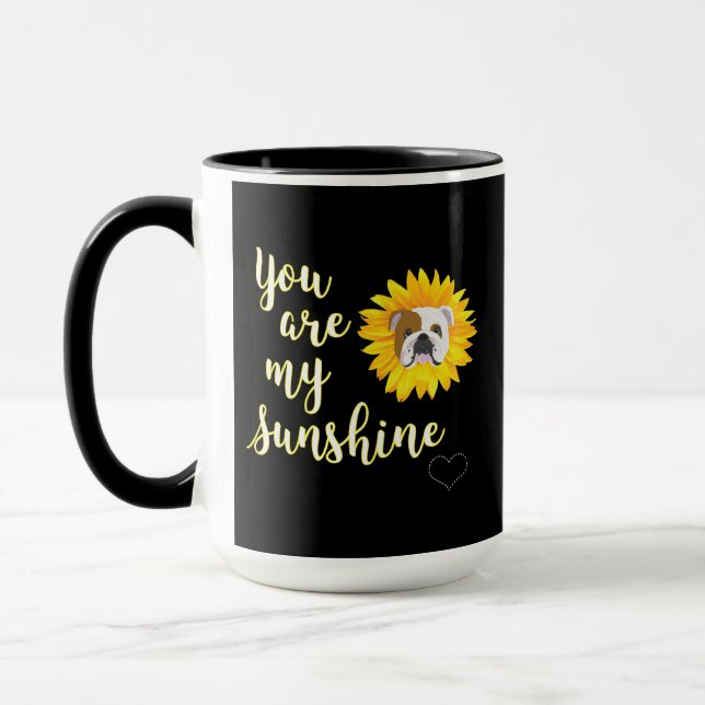 Mug Bouledogue de soleil (Gauche)