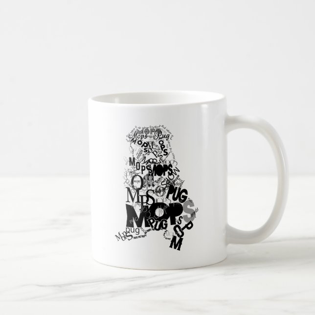 Mug Bouledogue de types (Droite)
