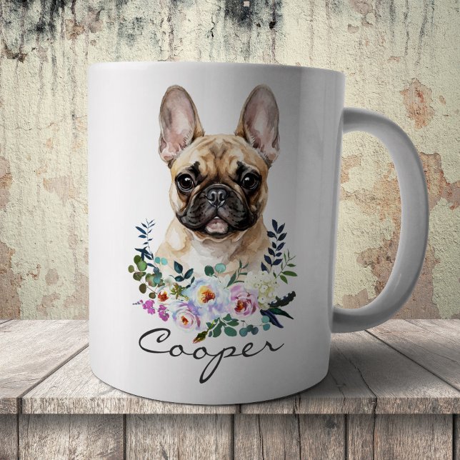 Mug Bouledogue français aquarelle (Créateur téléchargé)