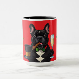 Mug Bouledogue français Bouledogue français Nouvel An