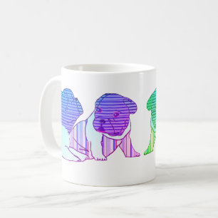 Mug Bouledogue français Comic Neon Bouledogue Français