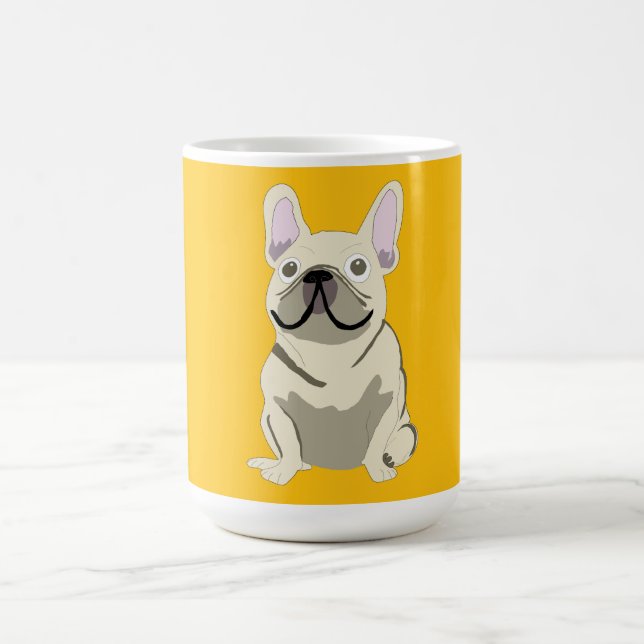 Mug Bouledogue Français crème (Centre)
