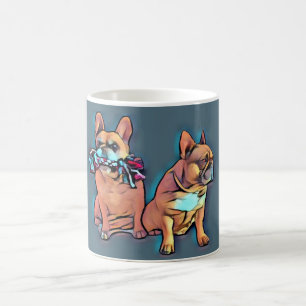 Mug Bouledogue français deux amis French Bulldog