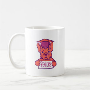 Mug Bouledogue Français Diplômé Senior Chien Mignon