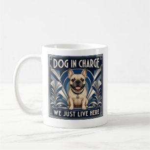 Mug Bouledogue français dirige la maison.