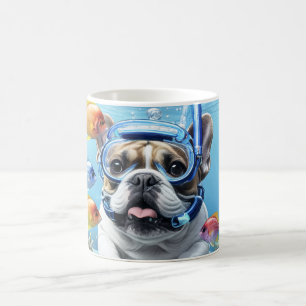 Mug Bouledogue français en vacances Bouledogue Françai