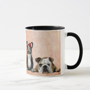 Mug Bouledogue français et bouledogue anglais