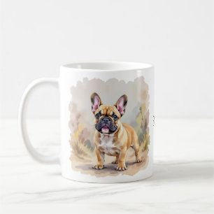 Mug Bouledogue Français Fauve Brun Coloré Chien French