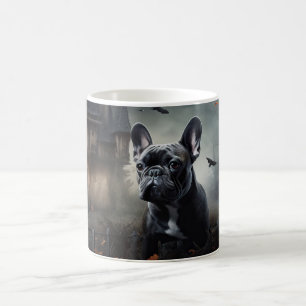 Mug Bouledogue français Halloween effrayant