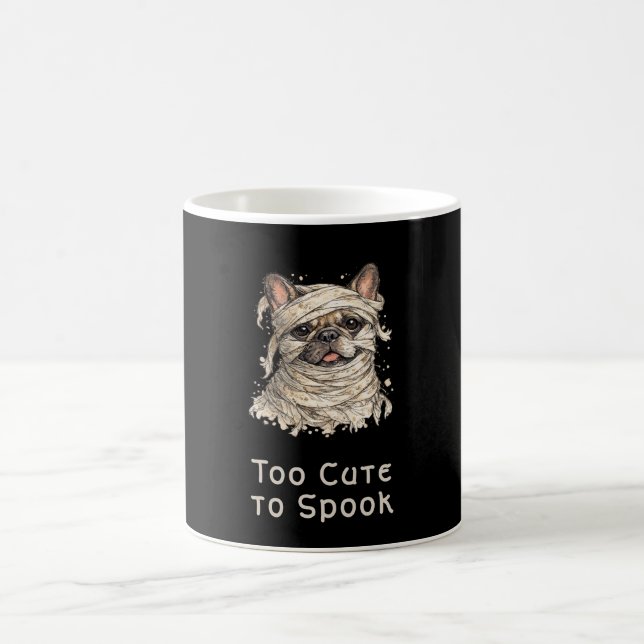 Mug Bouledogue français Halloween Maman Mignonne (Centre)