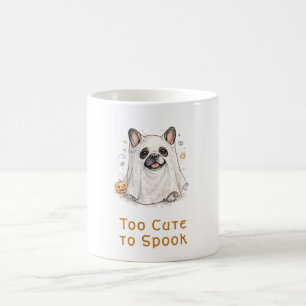 Mug Bouledogue français Halloween Mignon Fantôme