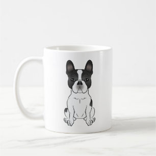 Mug Bouledogue français pie noir / Frenchie Chien mign