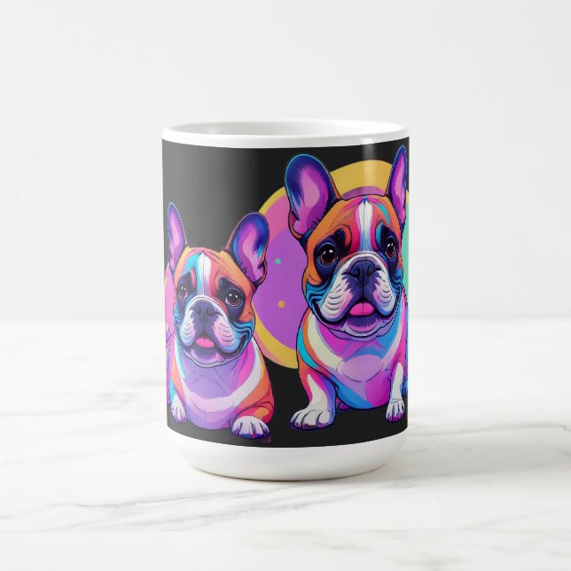 Mug Bouledogue français Pop Art (Centre)