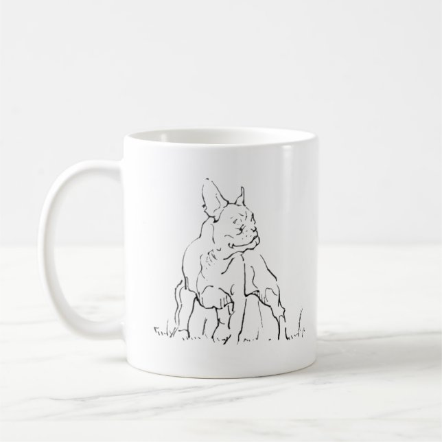 Mug Bouledogue Français - Tasse à Café Maman de Ch (Gauche)