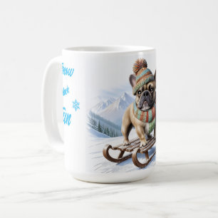 Mug Bouledogue français traîneau French Bulldog