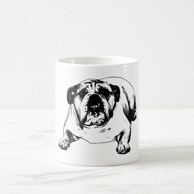 Mug Bouledogue impassible à la neige (Centre)