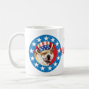 Mug Bouledogue patriotique