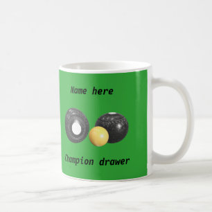 Mug Boules de pelouse personnalisables, boules de mate