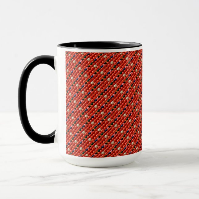 Mug Boules de snooker colorées, (Gauche)