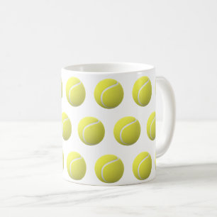 Mug Boules de tennis en 3D d'affilée