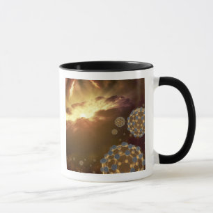 Mug Boules flottantes dans l'espace interstellaire
