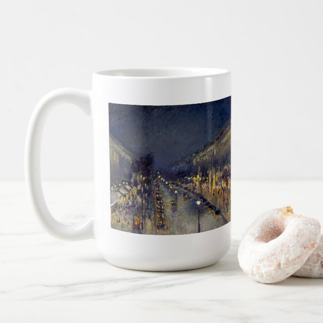 Mug Boulevard Montmartre à Night Pissarro (Avec donut)