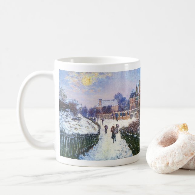 Mug Boulevard Saint Denis Argenteuil par Claude Monet (Avec donut)