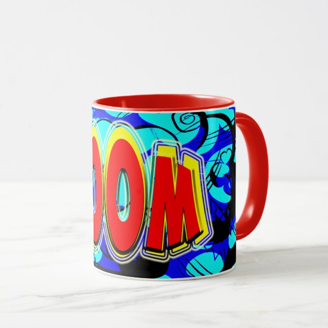 Mug Boum Red and Yellow (Devant droit)