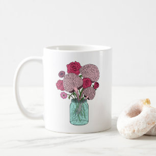 Mug Bouquet de fleurs cérébrales