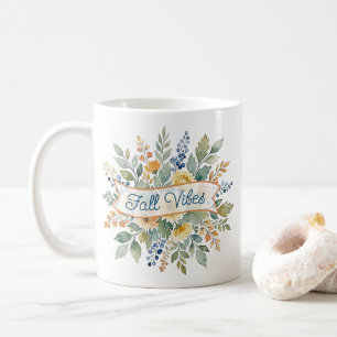 Mug Bouquet de fleurs d'automne élégant et joyeux à l'