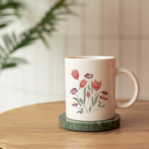 Mug Bouquet de fleurs Délicat arrangements floraux