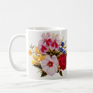 Mug Bouquet de fleurs du XVIIIe siècle