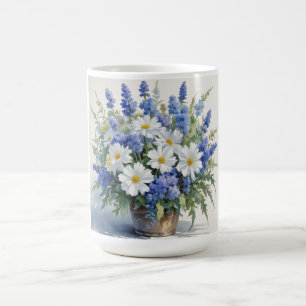 Mug Bouquet de fleurs Elégante aquarelle