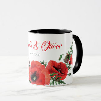 Mug Bouquet de fleurs sauvages Faire-part de mariage