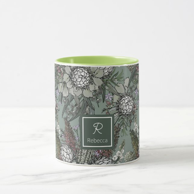 Mug Bouquet de fleurs Wild Bush sur mesure (Centre)