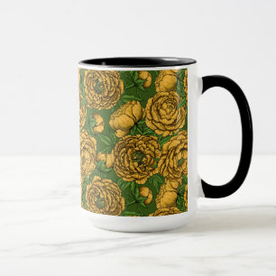 Mug Bouquet de galets jaunes