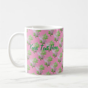 Mug bouquet de jolies fleurs roses